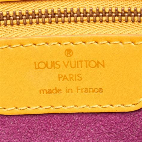 louis vuitton yellow strap